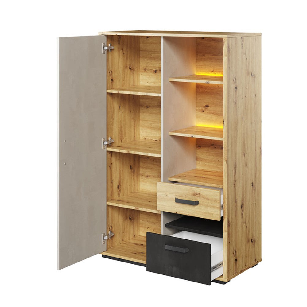Qubic 05 Storage Cabinet 90cm with LED - product image 2