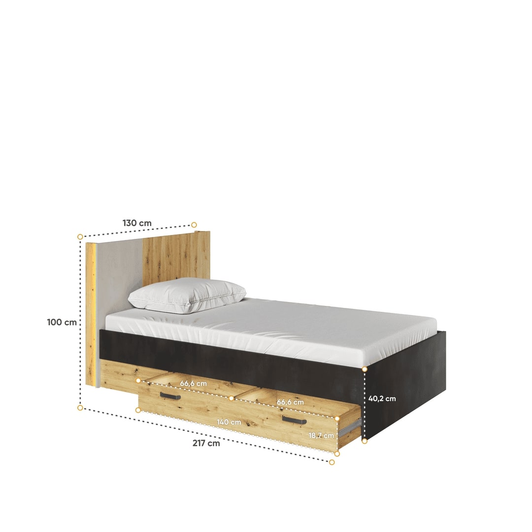 Qubic 11 Bed With LED - product image 2