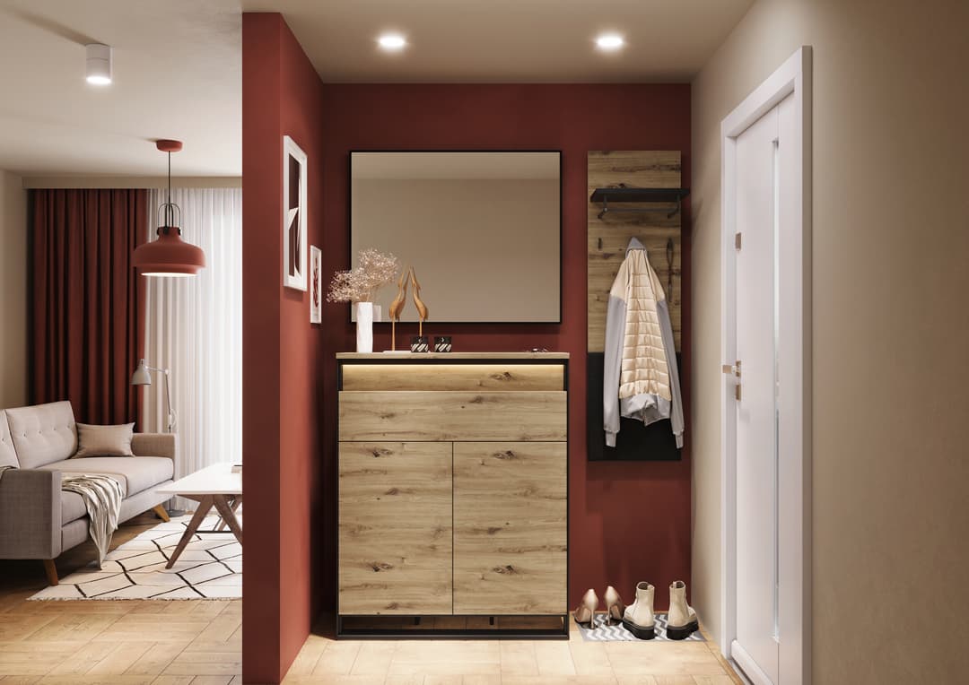 Quant QG-02 Hallway Cabinet 92cm