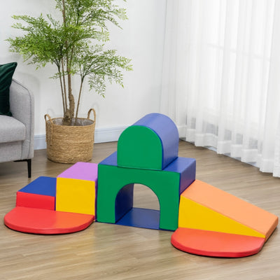 Seven-Piece Kids Soft Playset, for Toddlers - Multicoloured