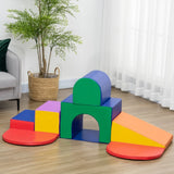 Seven-Piece Kids Soft Playset, for Toddlers - Multicoloured