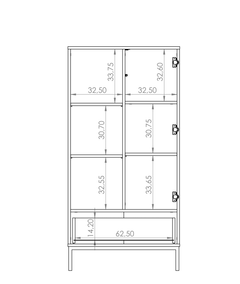 Querty 03 Highboard Cabinet 70cm