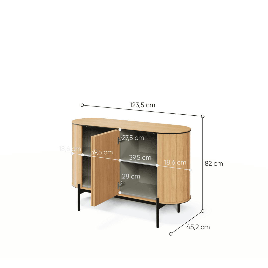 Rotto RT-02 Sideboard Cabinet 124cm - product image 5