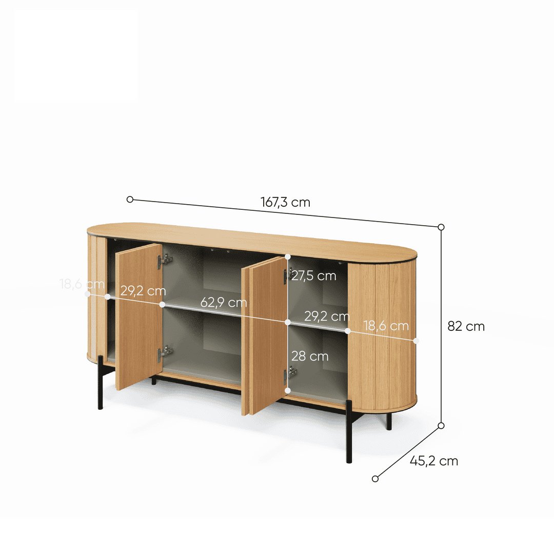 Rotto RT-03 Sideboard Cabinet 167cm - product image 5