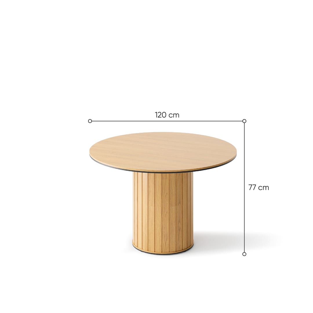 Rotto RT-09 Dining Table 120cm - product image 3