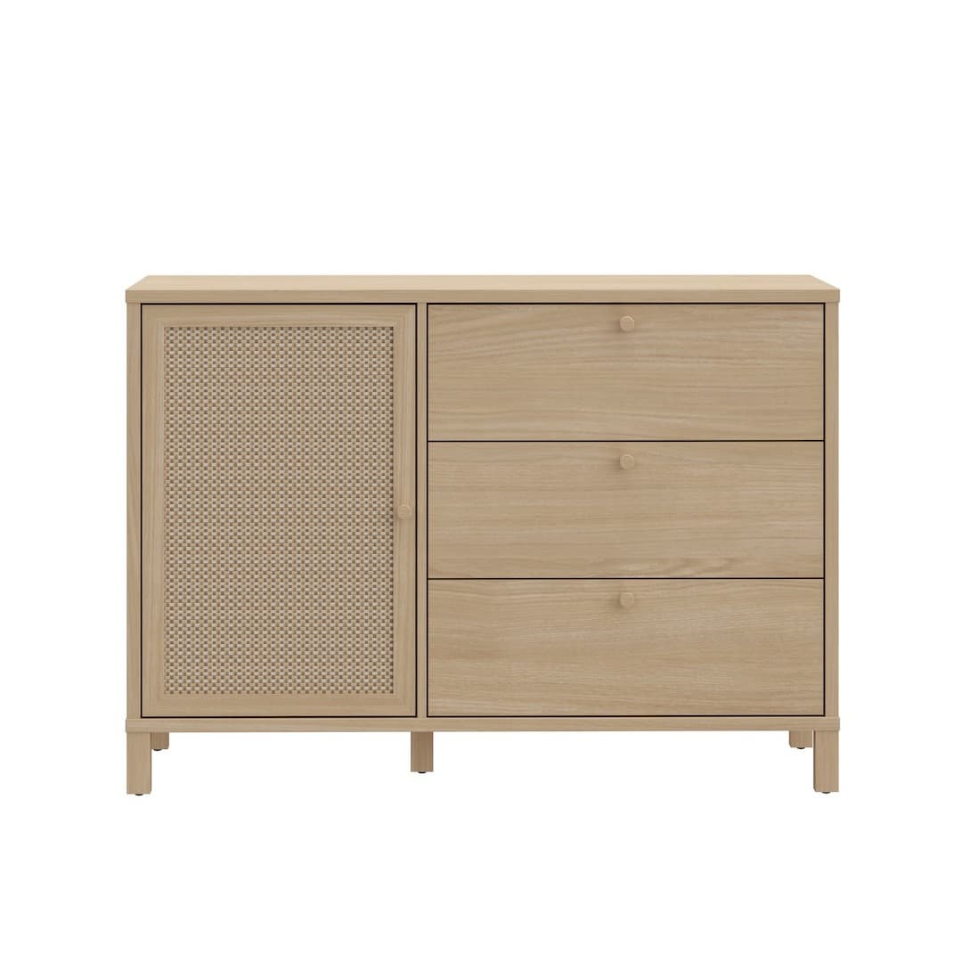 Skelbit Sideboard Cabinet 116cm in Oak Elegant, image 3