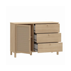 Skelbit Sideboard Cabinet 116cm in Oak Elegant, image 2