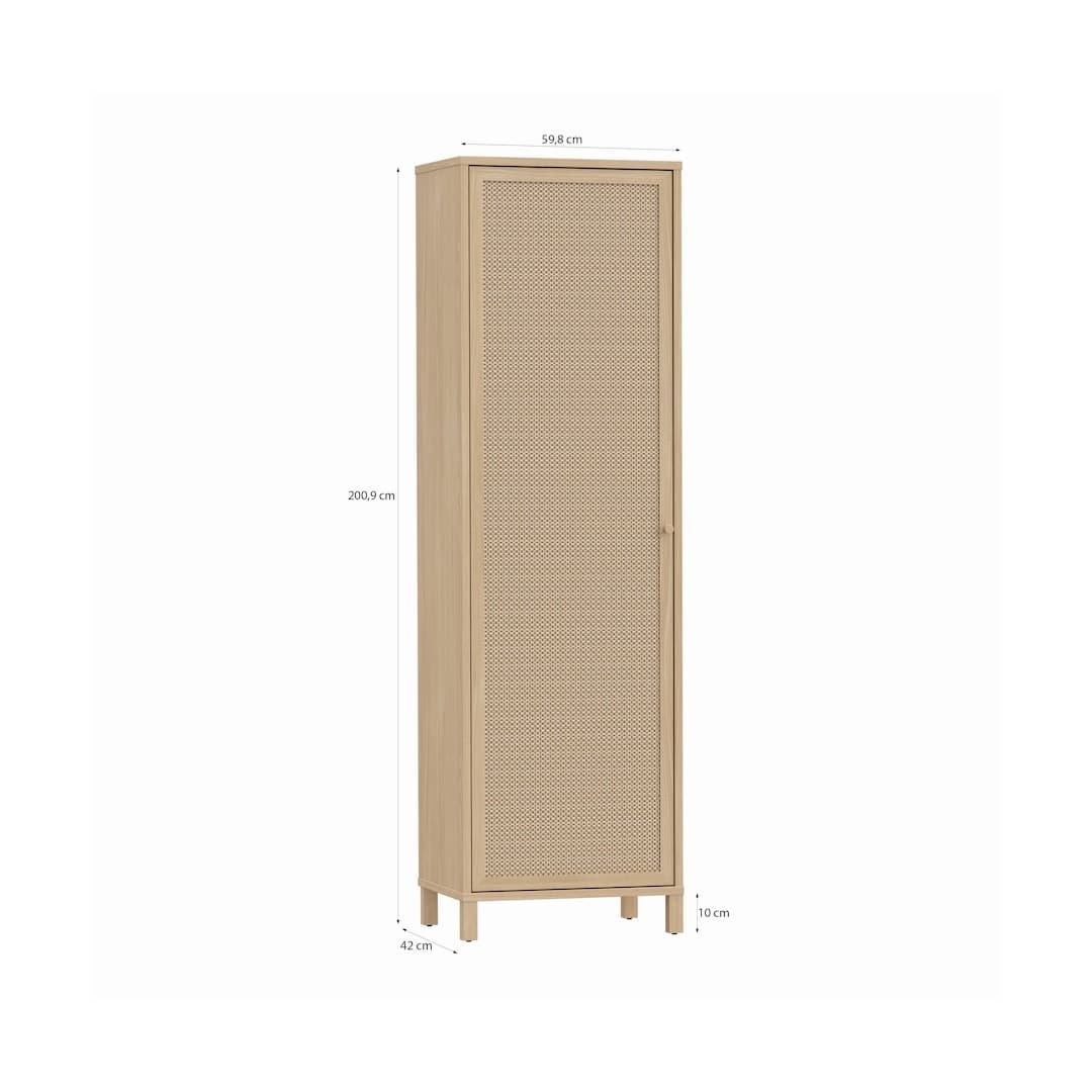 Skelbit Tall Cabinet 60cm in Oak Elegant, image 5