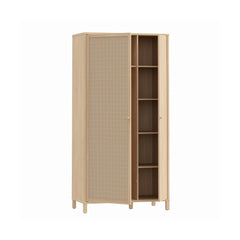 Skelbit Hinged Door Wardrobe 101cm in Oak Elegant, image 2