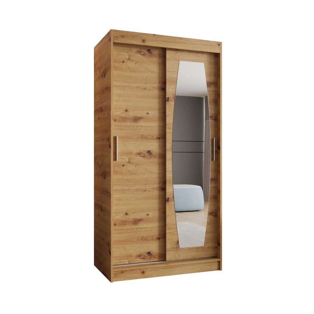 Rossa Sliding Door Wardrobe 100cm - product image 5