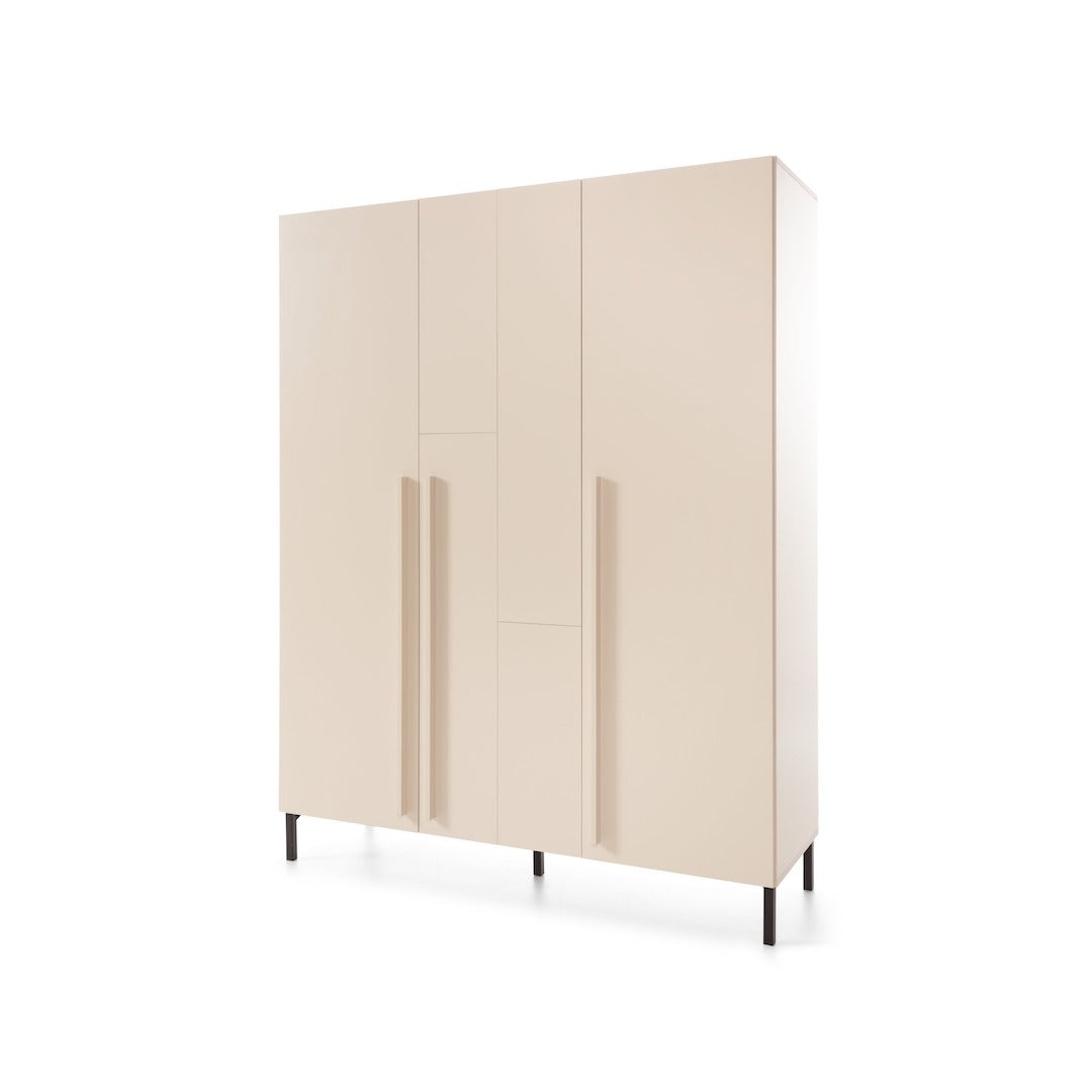 Sergio SE1 Hinged Door Wardrobe 150cm in Beige, image 7