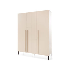 Sergio SE1 Hinged Door Wardrobe 150cm in Beige, image 7