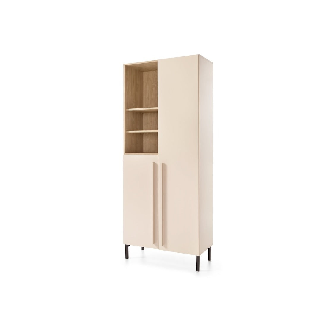 Sergio SE3 Hinged Door Wardrobe 80cm in Beige, image 7