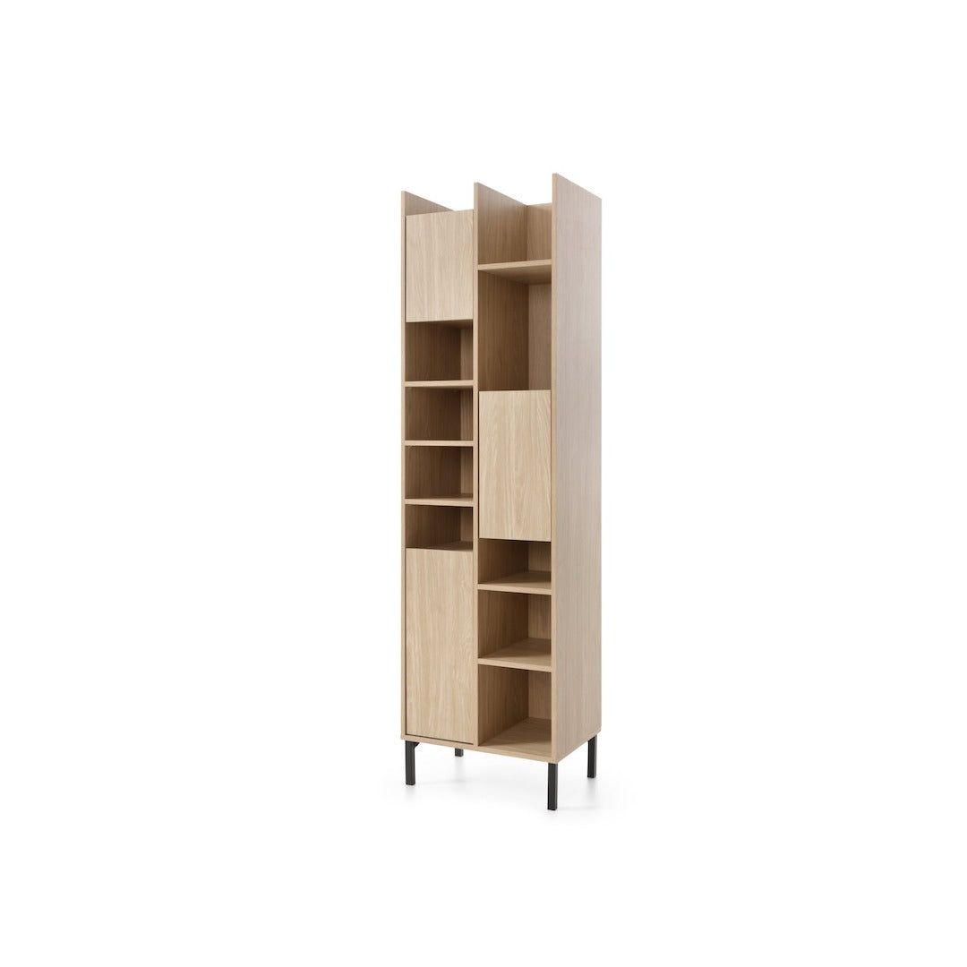 Sergio SE4 Bookcase 55cm in Oak Oiled, image 7