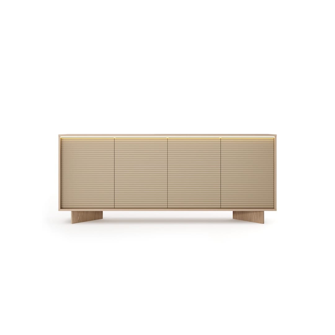 Semi Sideboard Cabinet 204cm