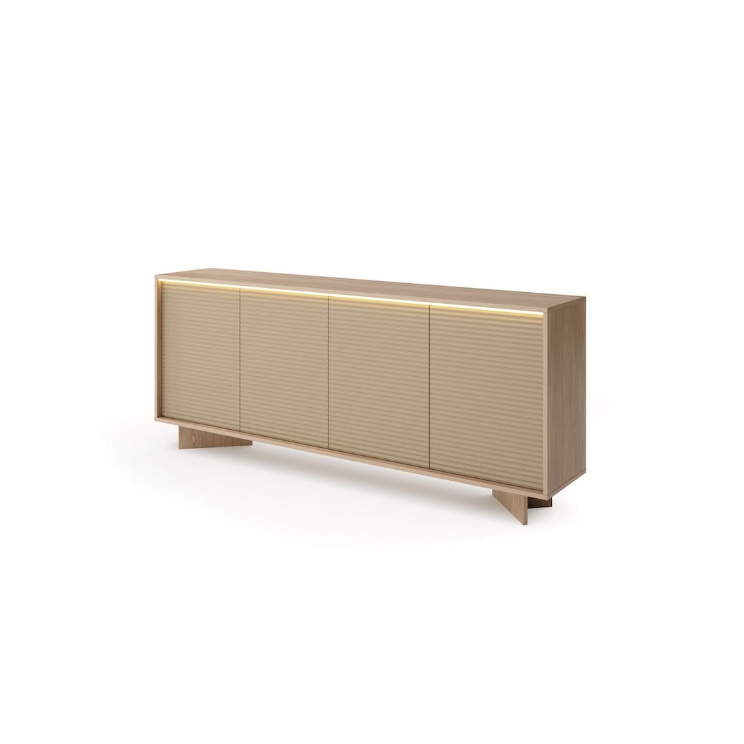 Semi Sideboard Cabinet 204cm