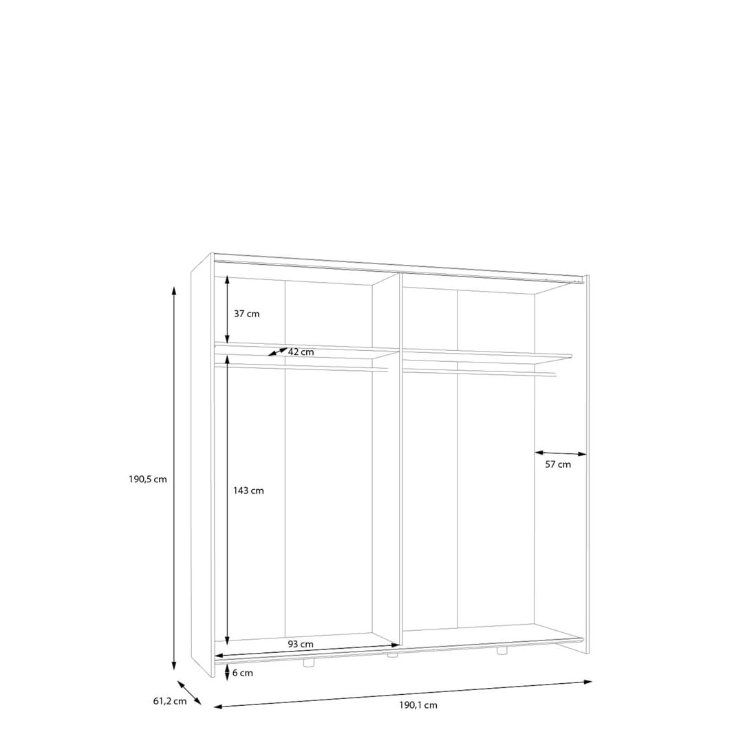 Ballara Sliding Door Wardrobe image