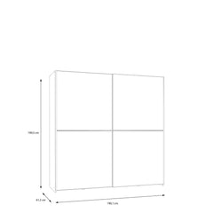 Ballara Sliding Door Wardrobe 190cm, image 7