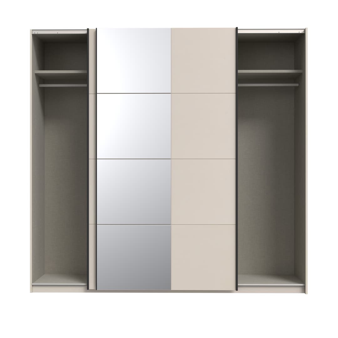 Ingalill Sliding Door Wardrobe 220cm in Sand, image 6