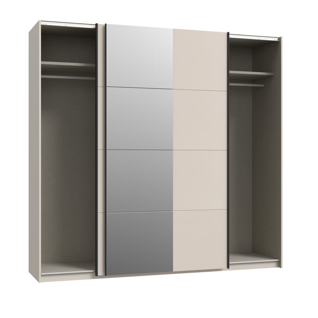 Ingalill Sliding Door Wardrobe 220cm in Sand, image 4