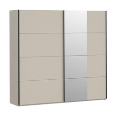 Ingalill Sliding Door Wardrobe 220cm in Sand, image 4