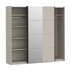 Ingalill Sliding Door Wardrobe 220cm in Sand, image 6