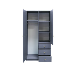 Siena II Hinged Door Wardrobe 100cm, image 2