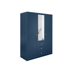 Siena II Hinged Door Wardrobe 149cm in Dark Blue, image 5