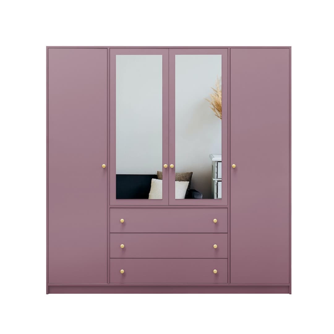 Siena II Hinged Door Wardrobe 196cm, image 2