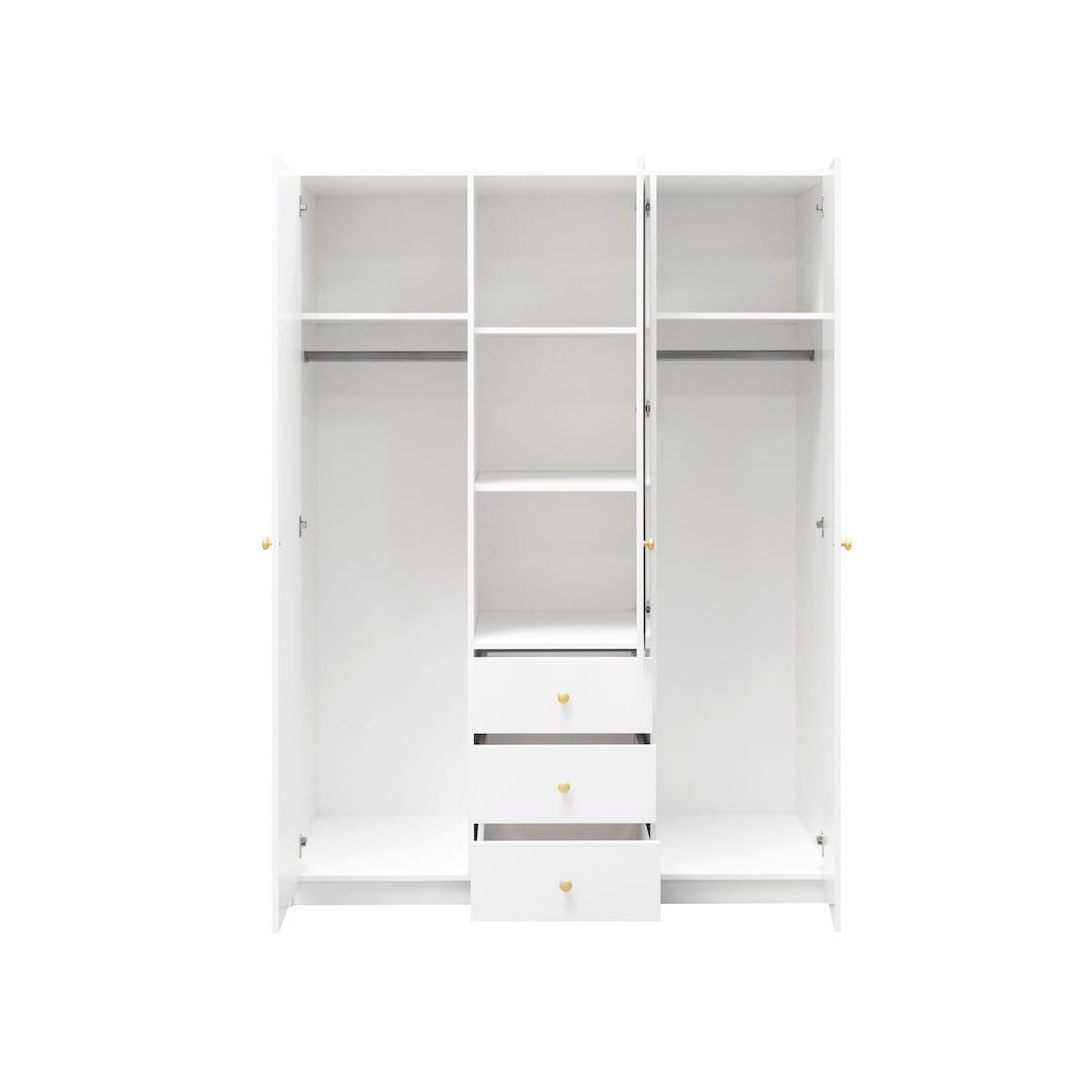 Siena I Hinged Door Wardrobe 149cm, image 2