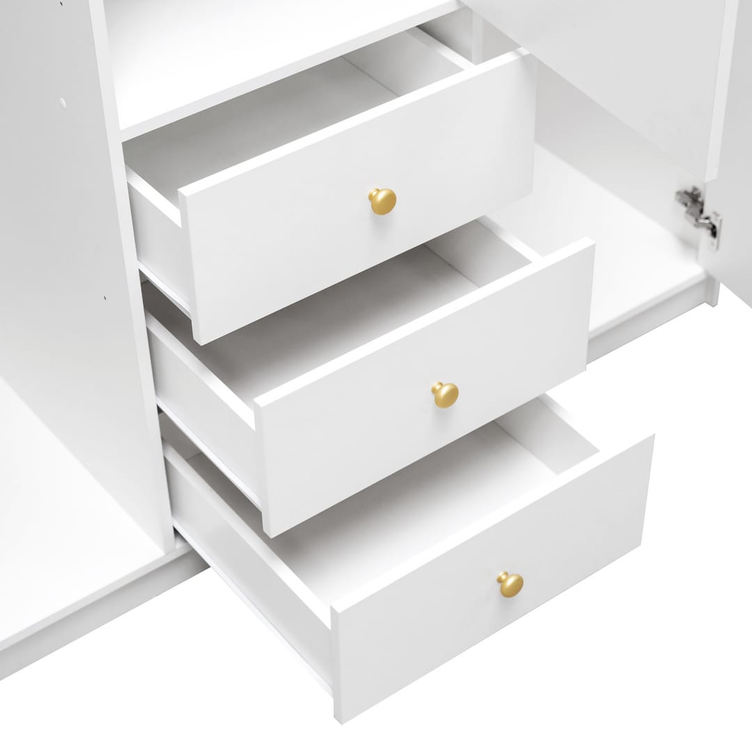 Siena I Hinged Door Wardrobe 149cm, image 3