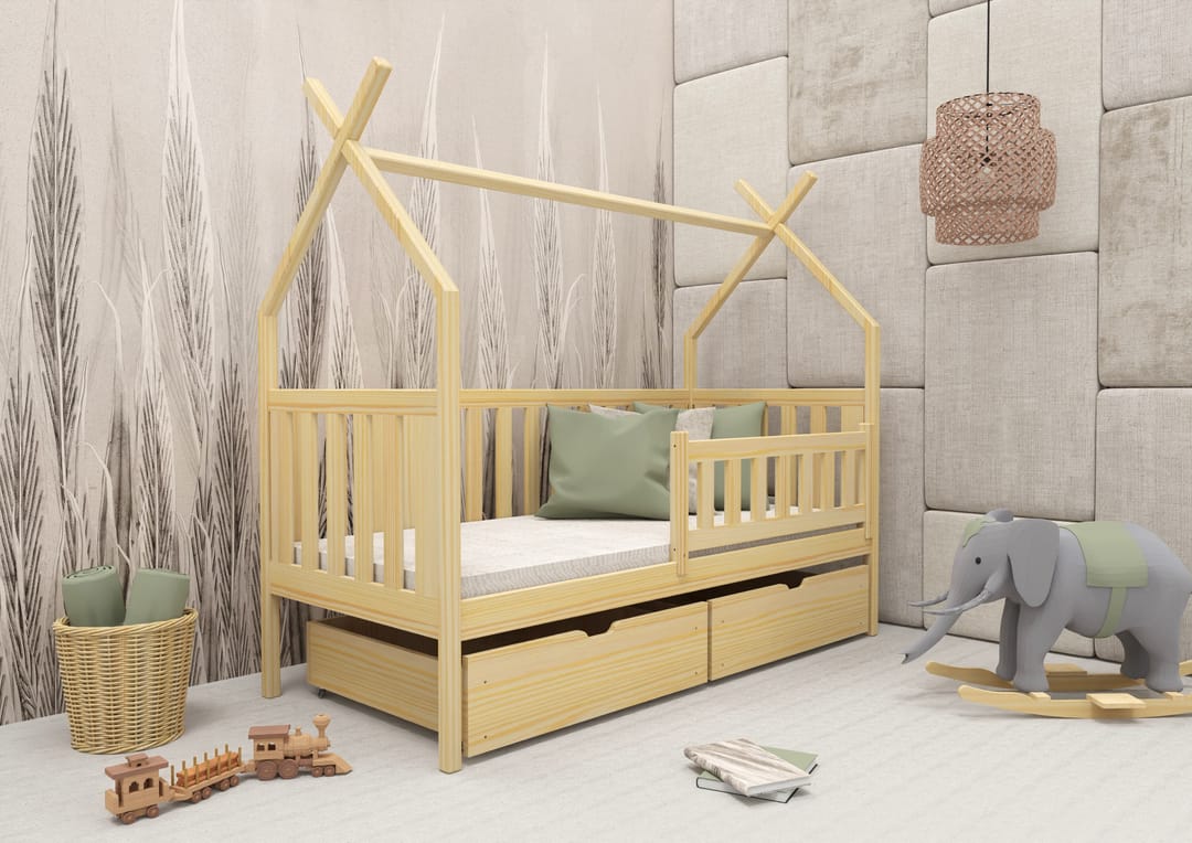 Wooden Single Bed Simba With Storage - product image 12