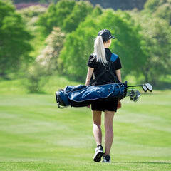 Golf Stand Bag with 4 Way Dividers-Navy