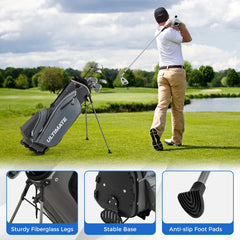 Men's Right Handed Complete Golf Clubs Set-Grey
