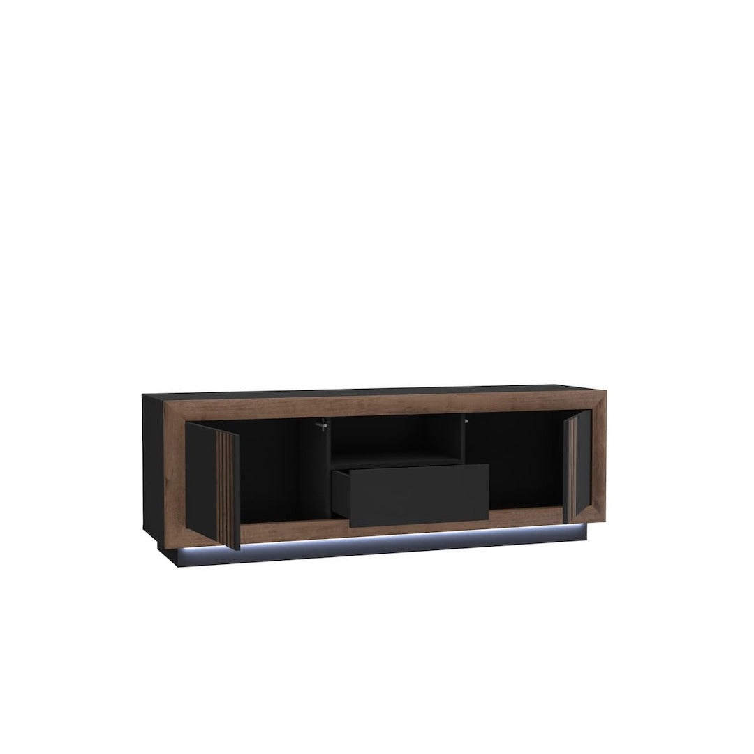 Savona TV Cabinet 163cm in Black, image 2
