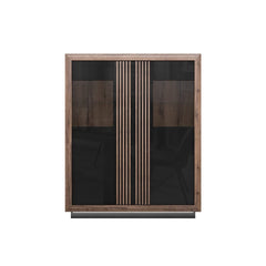 Savona Display Cabinet 133cm in Black, image 4