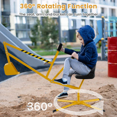 Sand Digger for Kids Sandbox Toy Digger in Yellow, image 5