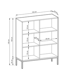 Nova Highboard Cabinet 104cm - product image 26