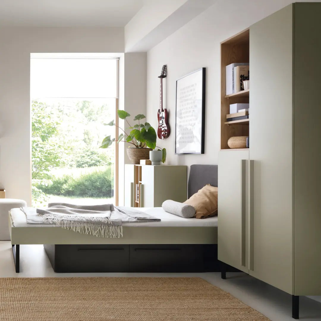 Sergio SE1 Hinged Door Wardrobe 150cm, image 4