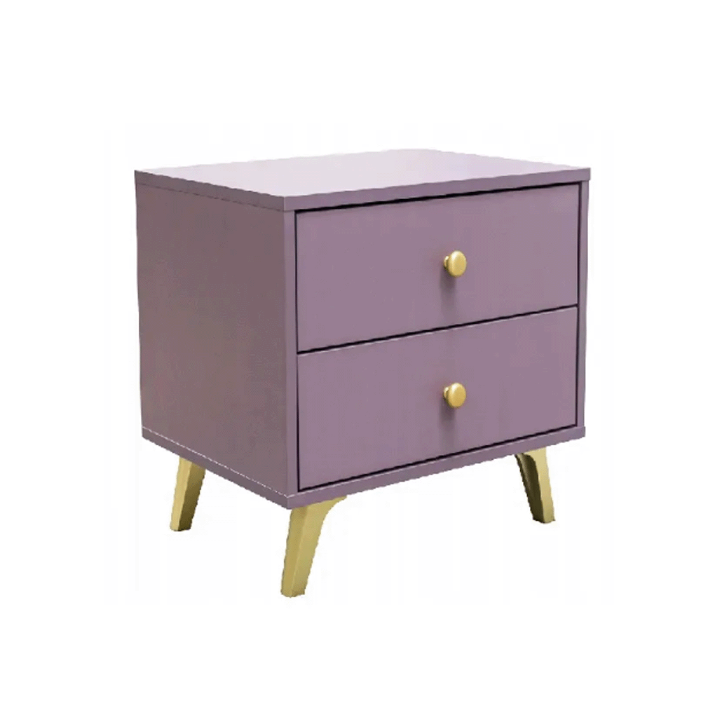 Bedside Table HUDSON Plum
