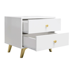 Bedside Table HUDSON White