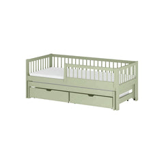 Wooden Bed Softi With Trundle