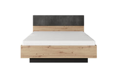 Bed TALLY Oak Artisan / Grey