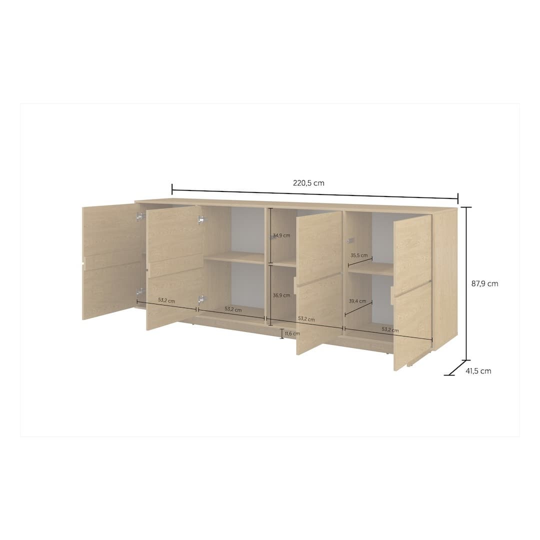 Tatami Sideboard Cabinet 221cm, image 7