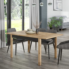 Joakimis Extending Dining Table 120cm in Oak Mauvella, image 2
