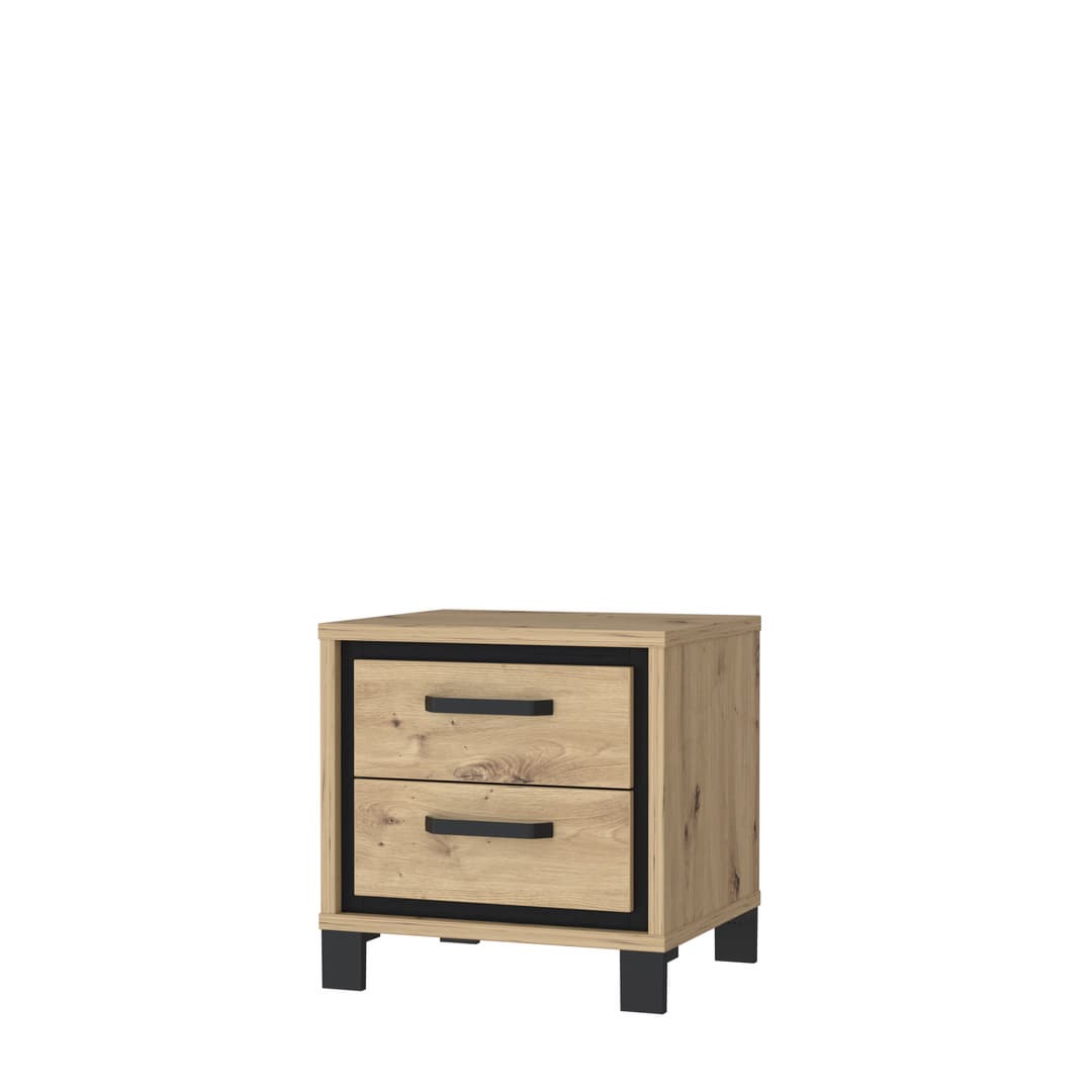 Trondheim Bedside Table 49cm in Oak Artisan, image 5