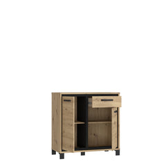 Trondheim Sideboard Cabinet 91cm in Oak Artisan, image 3