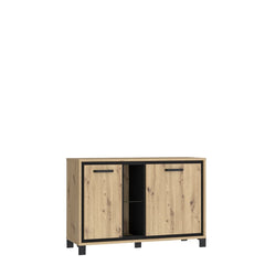 Trondheim Sideboard Cabinet 120cm in Oak Artisan, image 2