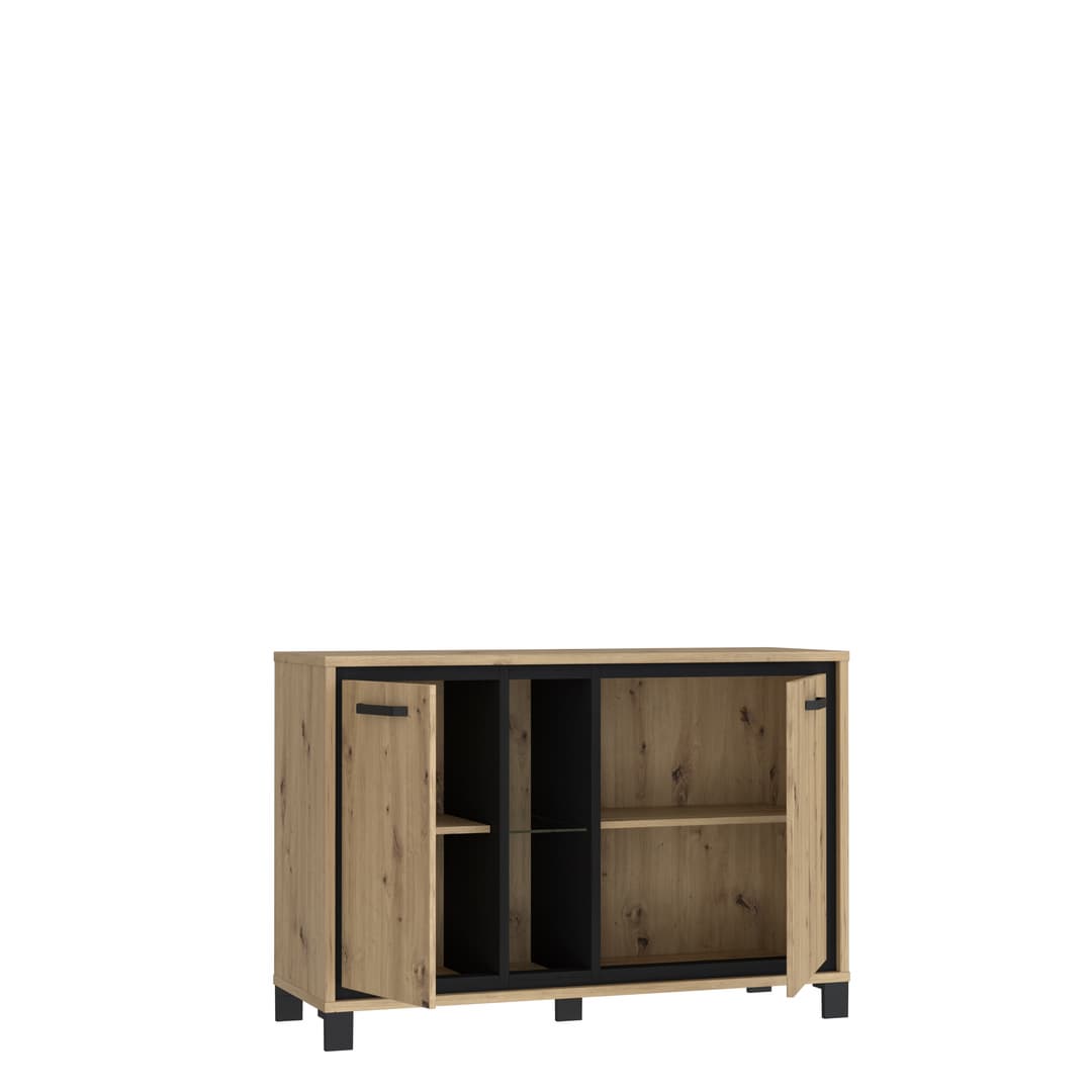 Trondheim Sideboard Cabinet 120cm in Oak Artisan, image 3