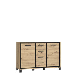 Trondheim Sideboard Cabinet 138cm in Oak Artisan, image 2